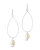 Teardrop Pearl Dangle Earrings