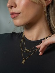 Triple Layered Bar Necklace