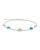 Varuna Turquoise Evil Eye & Pearl Charm Bracelet