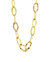 Wyn Hammered Chain Necklace - Gold