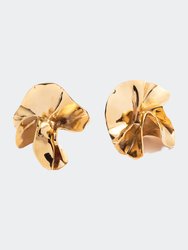 Delphinium Earrings - Gold