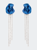 Georgia Crystal Earrings - Cobalt Blue - Cobalt Blue
