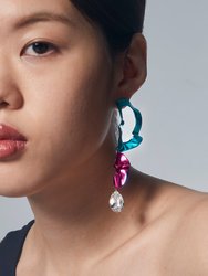 Inside Out Crystal Drop Earrings