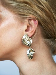 The Fold Earrings - Sterling Silver