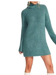 Abbie Sweater Dress - Foliage Green