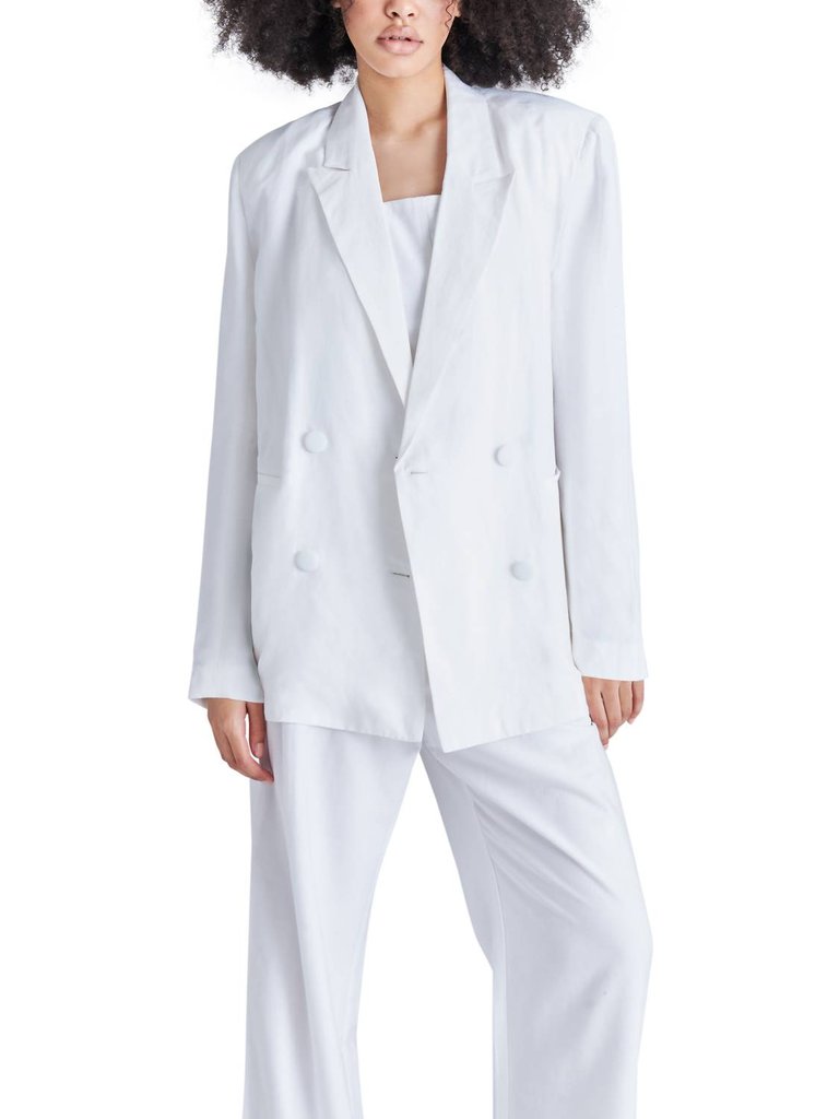 Baldwin Blazer In Optic White - Optic White