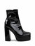 Bianca Bootie - Black Patent