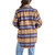 Eldridge Oversize Plaid Shirt Jacket In Cream Multi