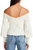 Girl Talk Top In White