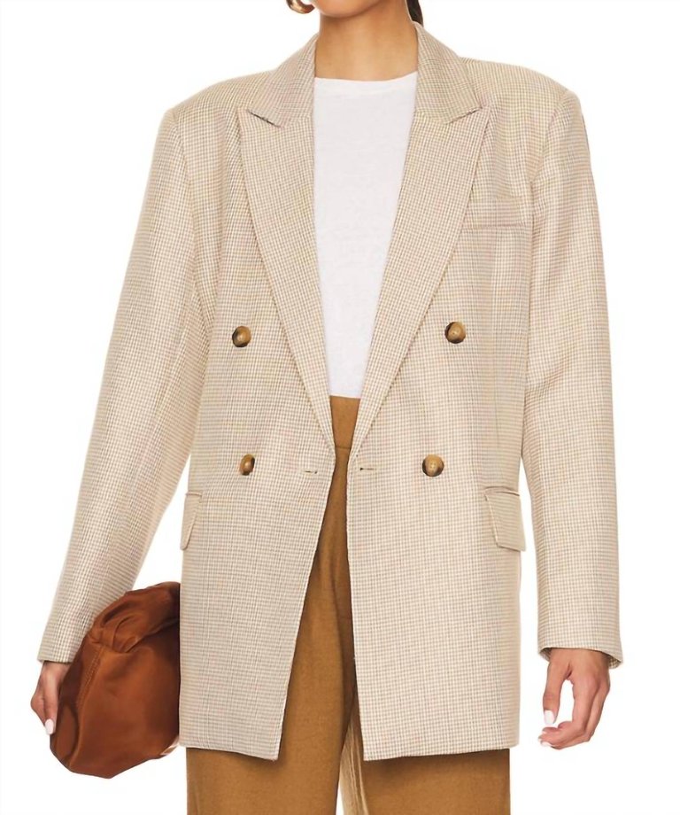 Isabella Blazer In Neutral - Neutral