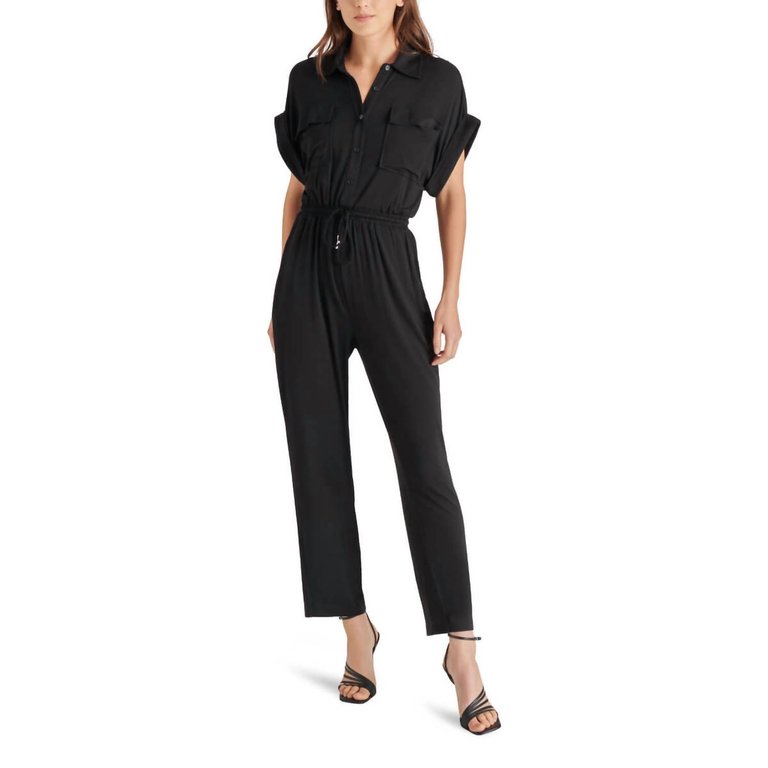 Madden Alya Jumpsuit In Black - Black