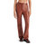 Mercer Faux Leather Pant In Cognac