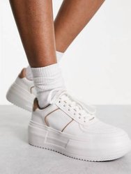 Perrin Chunky Sneakers - Tan/ White
