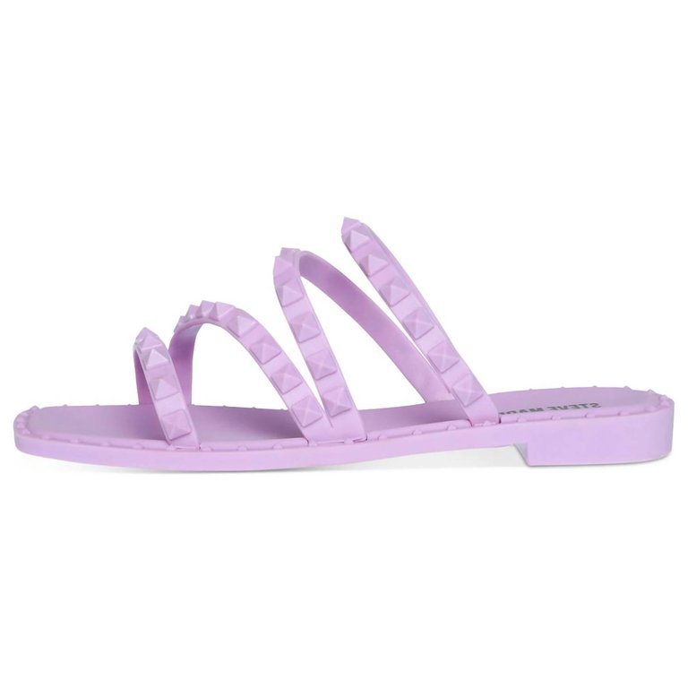 Skyler-J Studded Jelly Slide Sandals