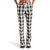 Waverly Plaid Print Mid Rise Kick Flare Trouser Pants In Grey Multi Plaid - Grey Multi Plaid