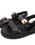 Women's Mona Sandal In Black Croco