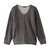 Women French Terry Pullover Sweatshirt - Gray