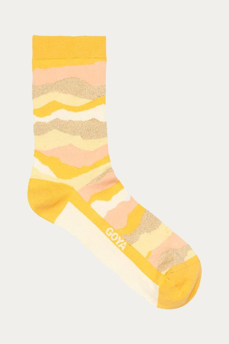 Iggy Horizon Socks In Horizon Gold - Horizon Gold