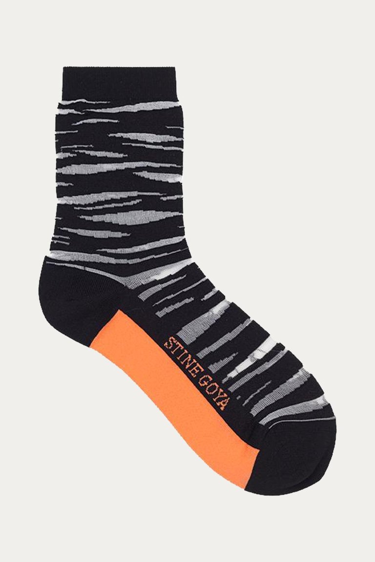 Iggy Pleats Socks - Pleats Black