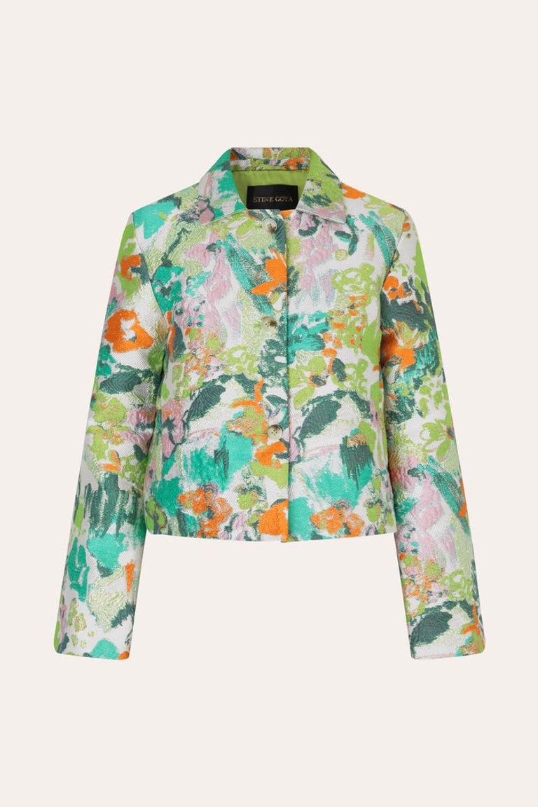 Kiana Jacket Abstract Floral - Abstract Floral