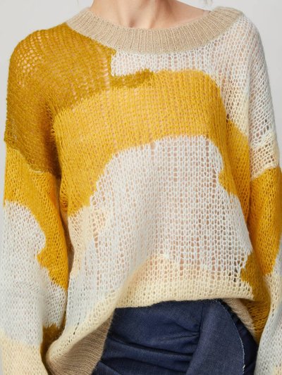 STINE GOYA Sana Camouflage Sweater In Camouflage Khaki product