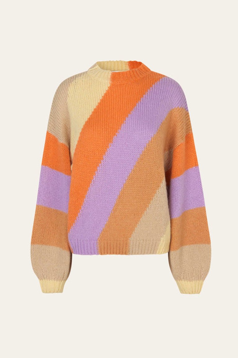 Scharla Multi Stripe Sweater - Multi color