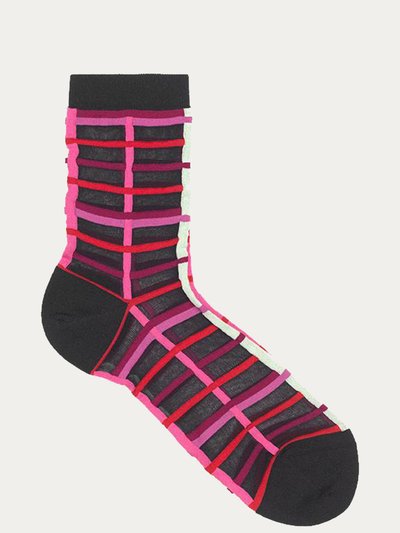 STINE GOYA Stine Goya Iggy Tartan Socks In Tartan Navy product