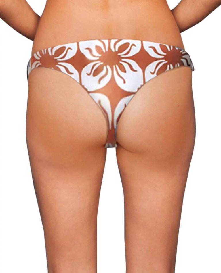 Malibu Moderate Bikini Bottom In Sfs Indo Tile