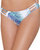 Strappy Thong Bikini Bottom In Sfs Petrogleaf - Sfs Petrogleaf