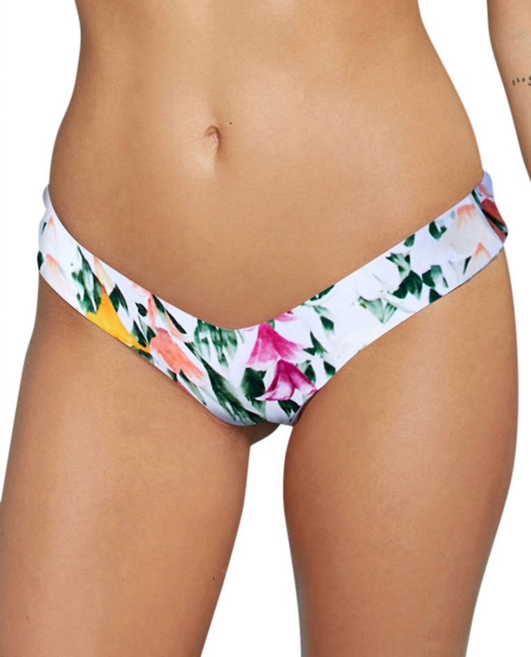 Tucker Thong Bikini Bottom In Sfs Lei Stand - Sfs Lei Stand