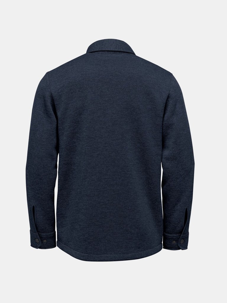 Mens Avalanche Fleece Shirt - Navy Heather