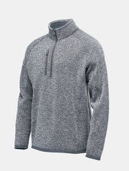 Mens Avalanche Quarter Zip Pullover - Granite Heather