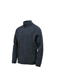 Mens Avalanche Quarter Zip Pullover - Navy Heather