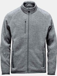 Mens Avalante Heather Full Zip Fleece Jacket - Granite - Granite