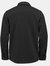 Mens Avalante Heather Knitted Shirt Jacket - Black