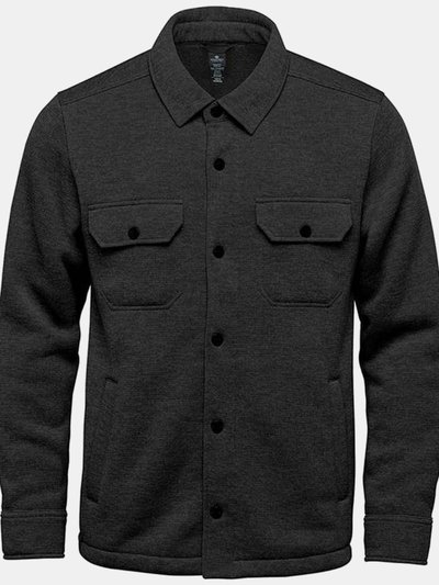 Stormtech Mens Avalante Heather Knitted Shirt Jacket - Black product