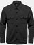 Mens Avalante Heather Knitted Shirt Jacket - Black - Black