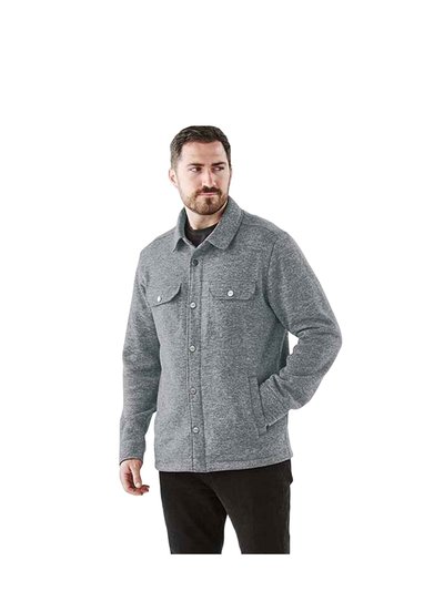 Stormtech Mens Avalante Heather Knitted Shirt Jacket - Granite product