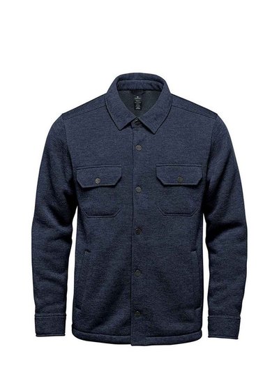 Stormtech Mens Avalante Heather Knitted Shirt Jacket - Navy product