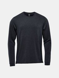 Mens Montebello Long-Sleeved T-Shirt - Charcoal Heather - Charcoal Heather