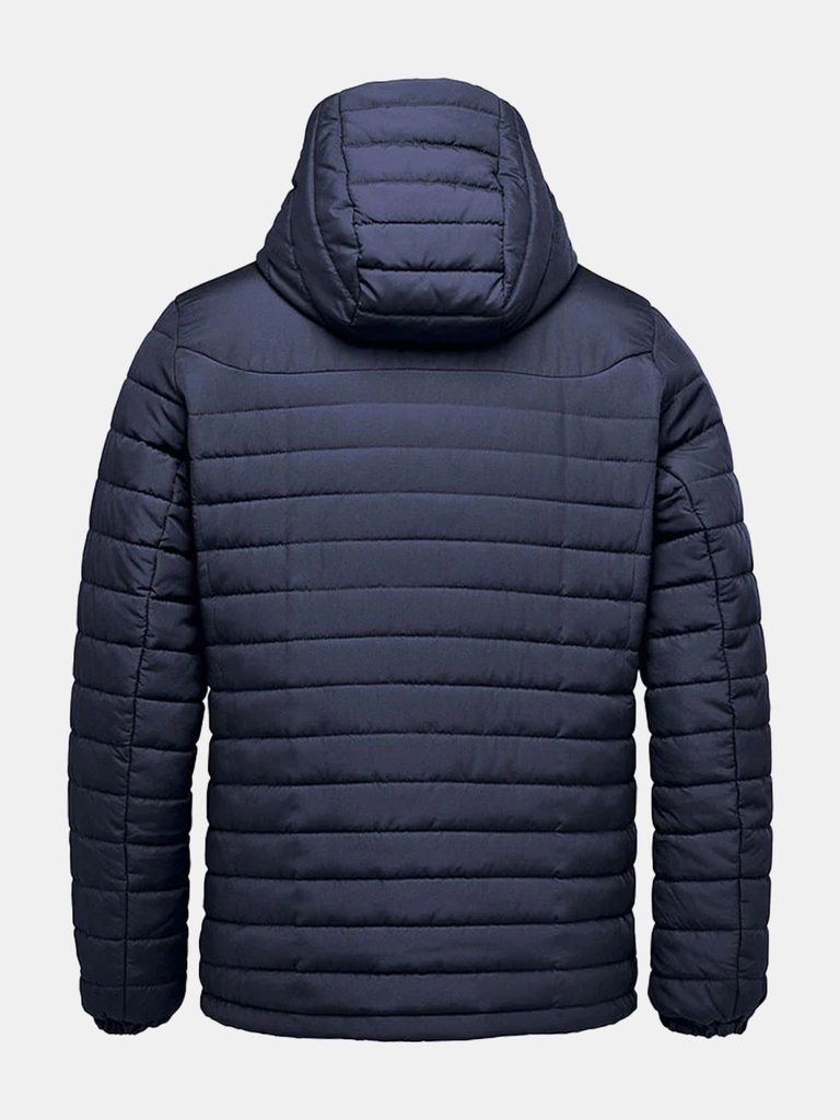 Mens Nautilus Quilted Hooded Jacket - Navy