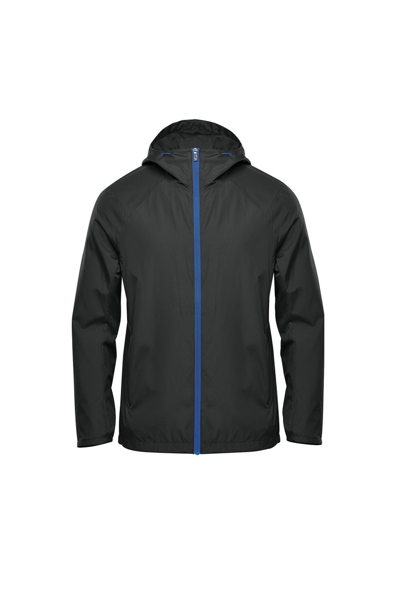 Mens Pacifica Lightweight Jacket - Black/Azure - Black/Azure