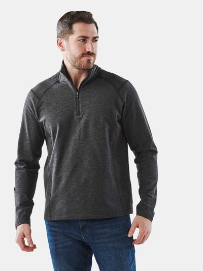 Stormtech Mens Treeline Quarter Zip Pullover - Black Heather product