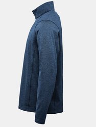 Mens Treeline Quarter Zip Pullover - Dark Navy Heather