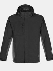 Stormtech Mens Atmosphere 3-in-1 Performance System Jacket (Waterproof & Breatha (Black/Granite) - Black/Granite