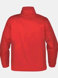 Stormtech Mens Axis Lightweight Shell Jacket (Waterproof And Breathable) (Sports Red/Black)