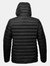 Stormtech Mens Gravity Hooded Thermal Winter Jacket (Durable Water Resistant) (Black/Charcoal)