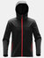 Stormtech Mens Orbiter Hooded Soft Shell Jacket (Black/Bright Red) - Black/Bright Red