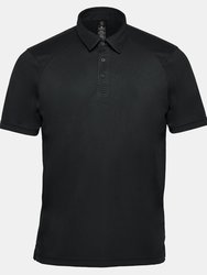 Stormtech Mens Treeline Performance Polo Shirt (Black) - Black
