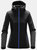 Stormtech Womens/Ladies Orbiter Hooded Soft Shell Jacket (Black/Azure) - Black/Azure